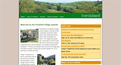 Desktop Screenshot of freshfordvillage.com