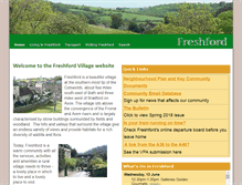 Tablet Screenshot of freshfordvillage.com